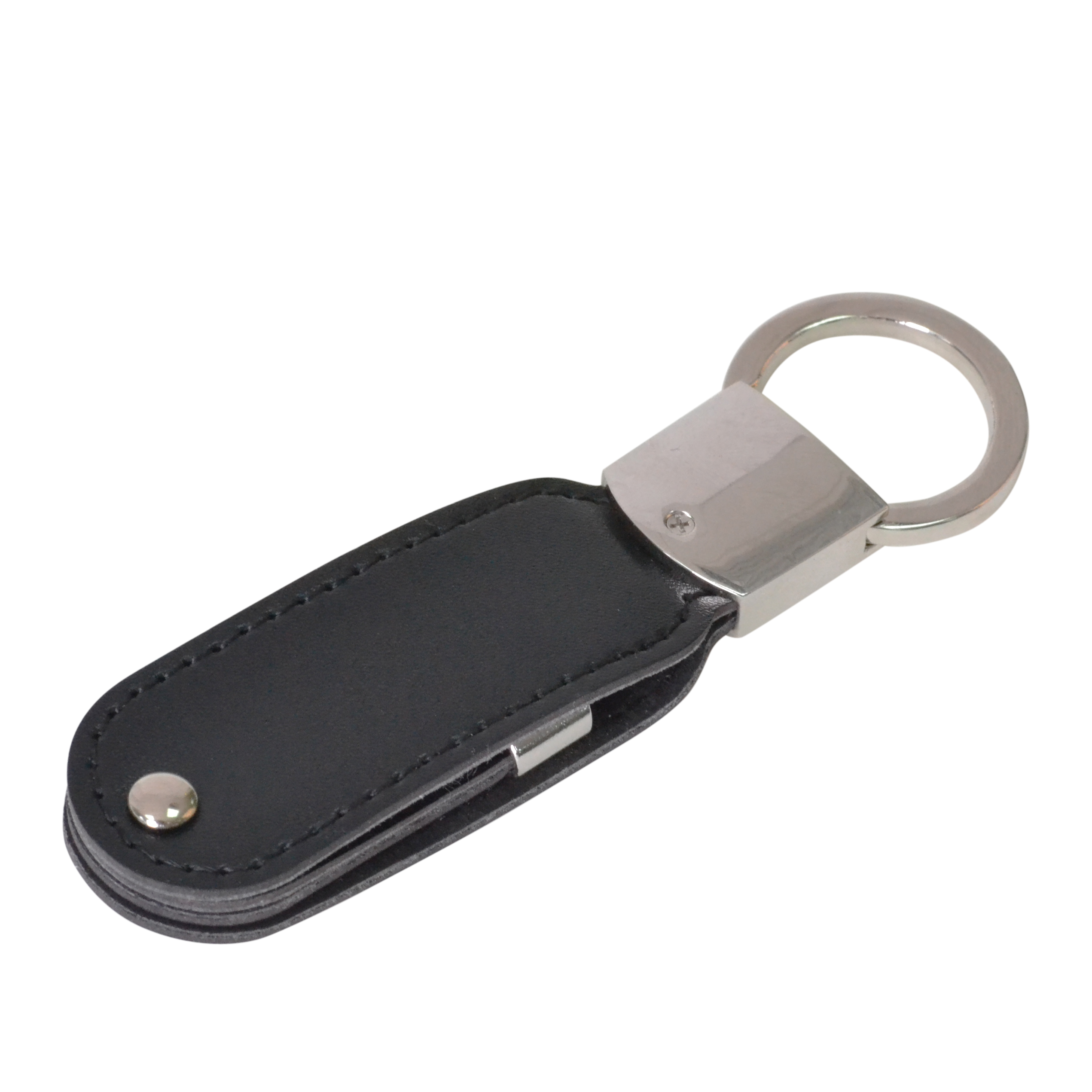 Leather Swivel Flash Drive - Image 5