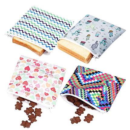 Reusable Food Pouch with Zipper Closure - Image 9