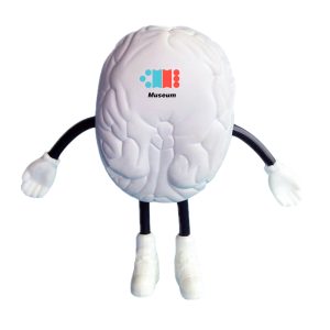 Brain with Hand And Leg Shape Stress Reliever