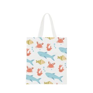 170gsm Digital Print Short Handle Cotton Bag