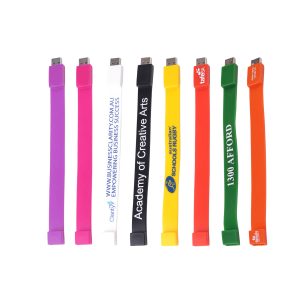 Rectangular Silicone Wristband Flash Drive