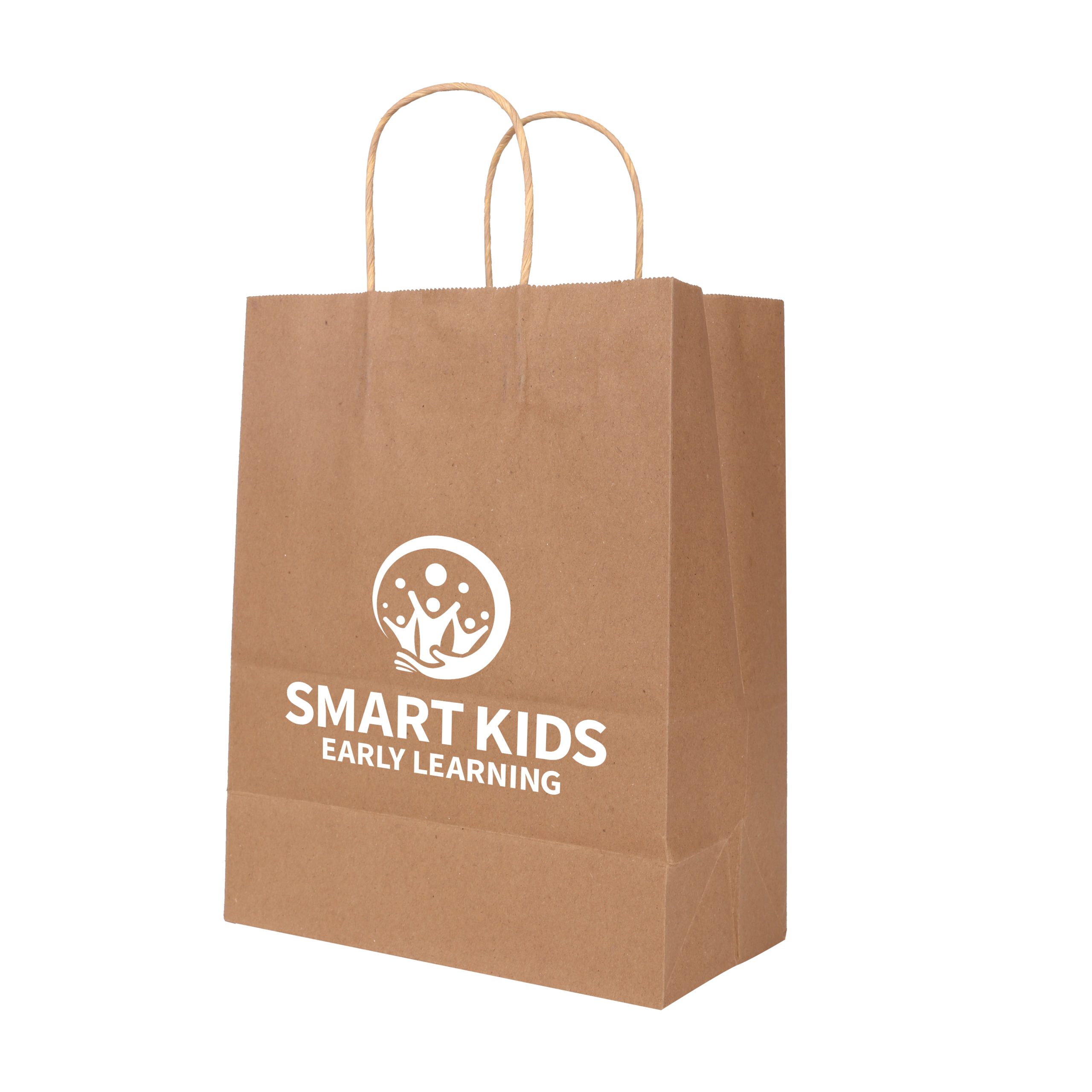 Twisted Handle Kraft Paper Bag(260x330x120mm) - Image 2
