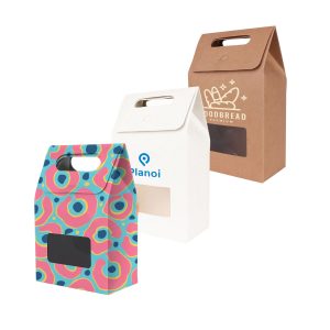 Die cut Handle Bag with Window(135x200x75mm )