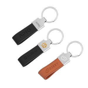 PU Leather Metal Keyring E