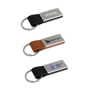 PU Leather Metal Keyring C