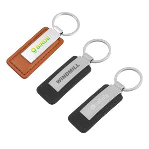PU Leather Metal Keyring A