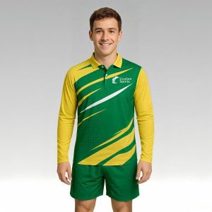 100% Poly Micro Mesh Sublimated Basic Long Sleeves POLO