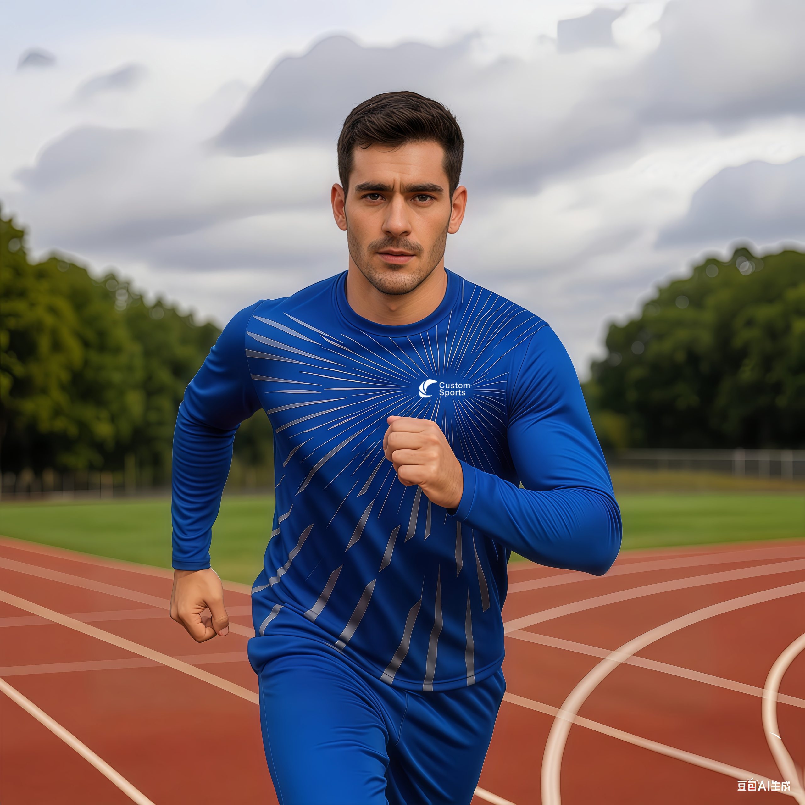 100% Poly Milk Silk Sublimated Basic Long Sleeves Shirt - Image 2