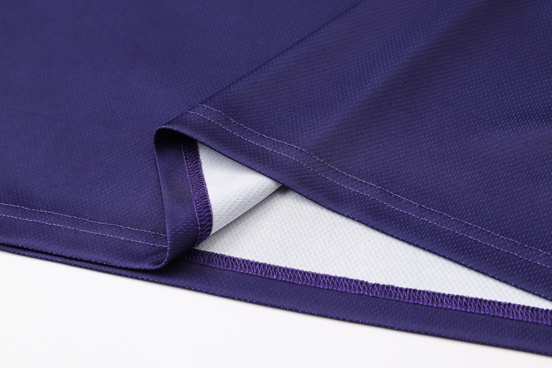 Unisex Adults RPET Micro Mesh Sublimated V-Neck Long Sleeves Shirt - Image 5