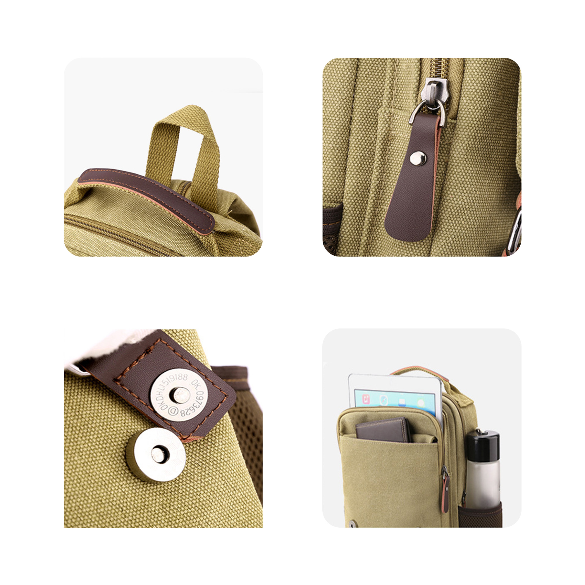 Canvas Sling Backpack Hybrid - Image 8