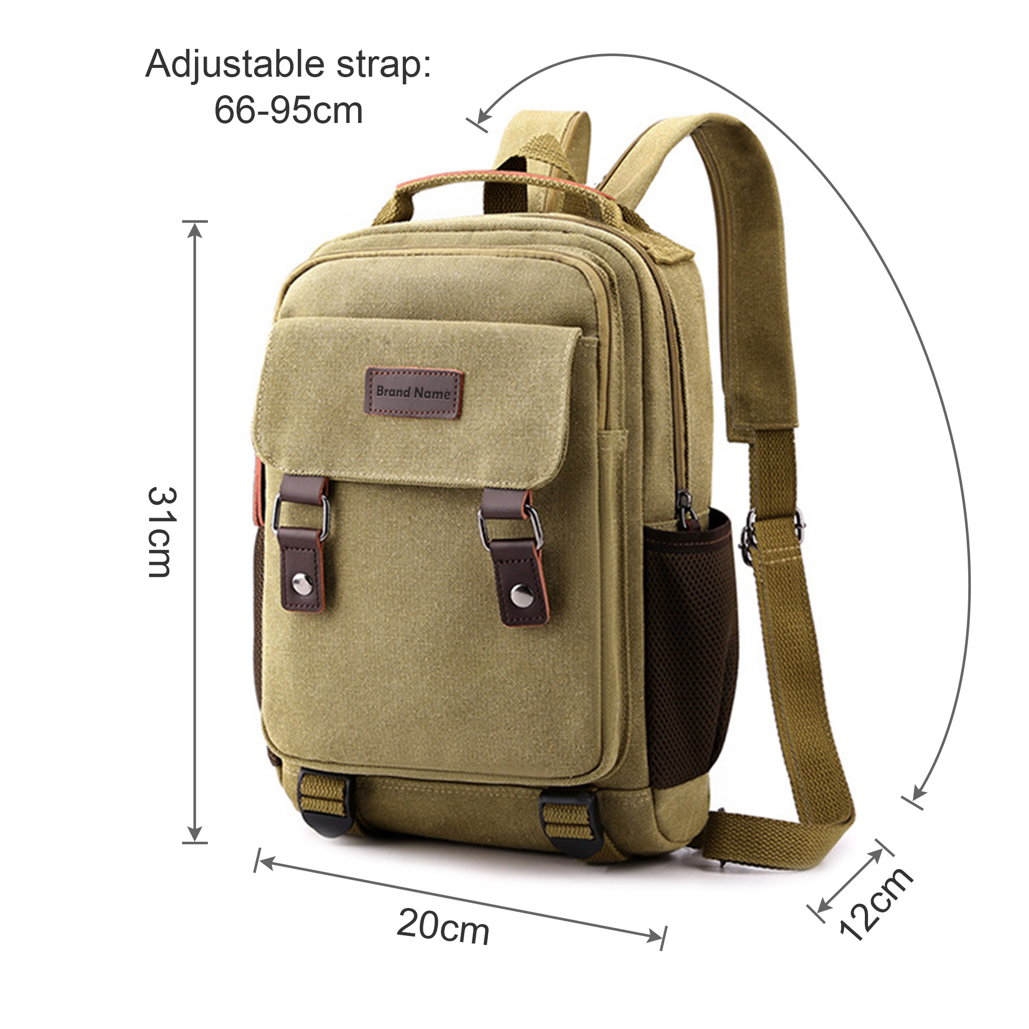 Canvas Sling Backpack Hybrid - Image 6