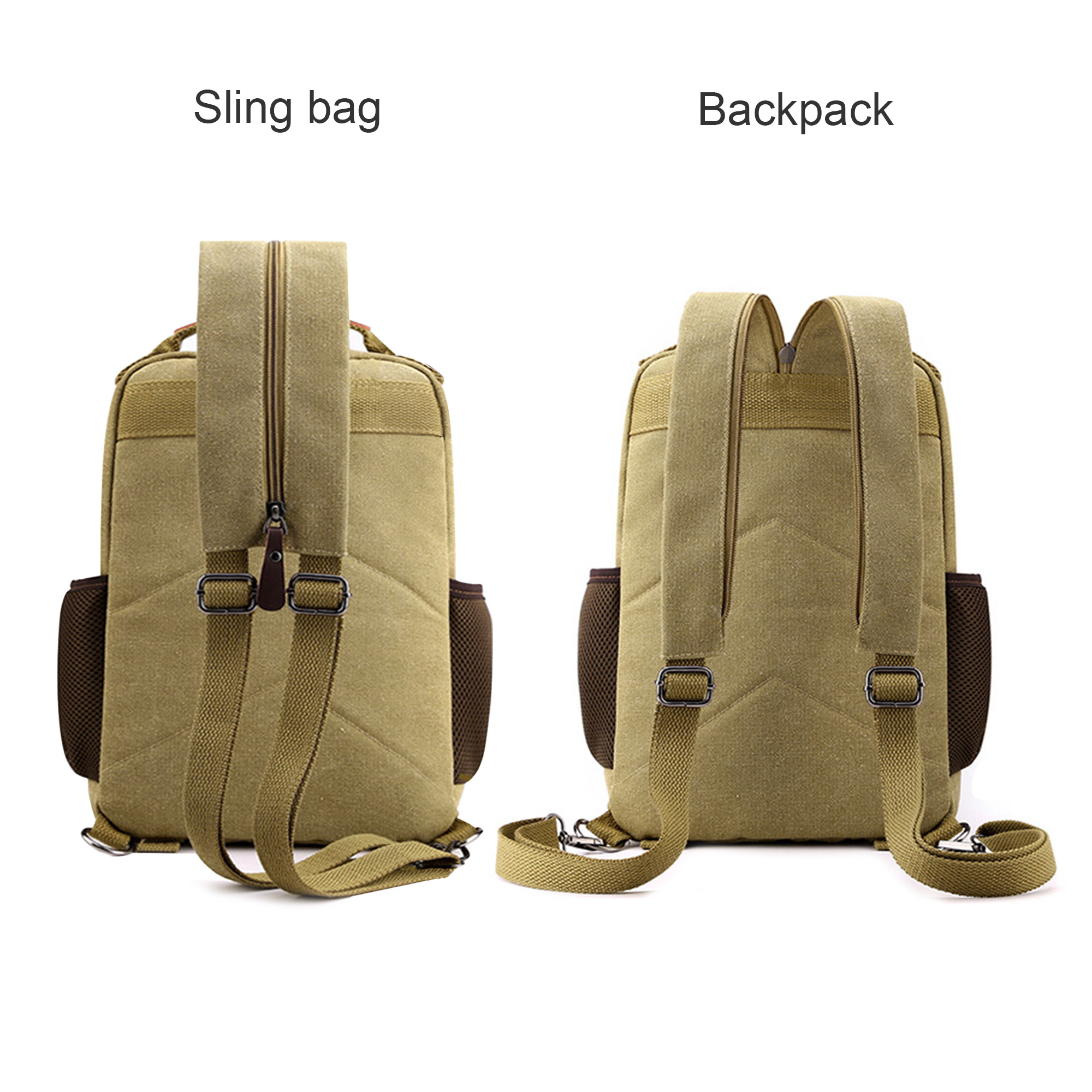 Canvas Sling Backpack Hybrid - Image 10