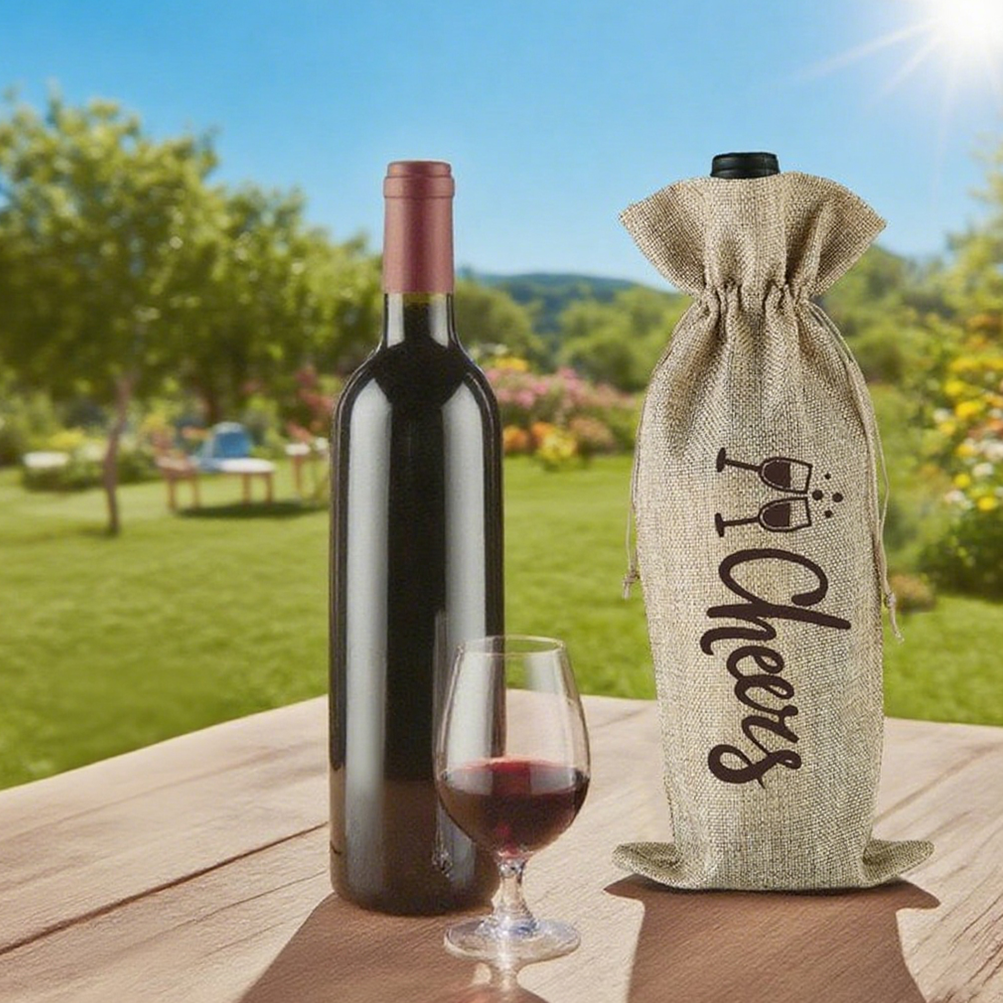 Wine Drawstring Bag - Image 19