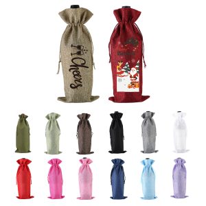 Wine Drawstring Bag