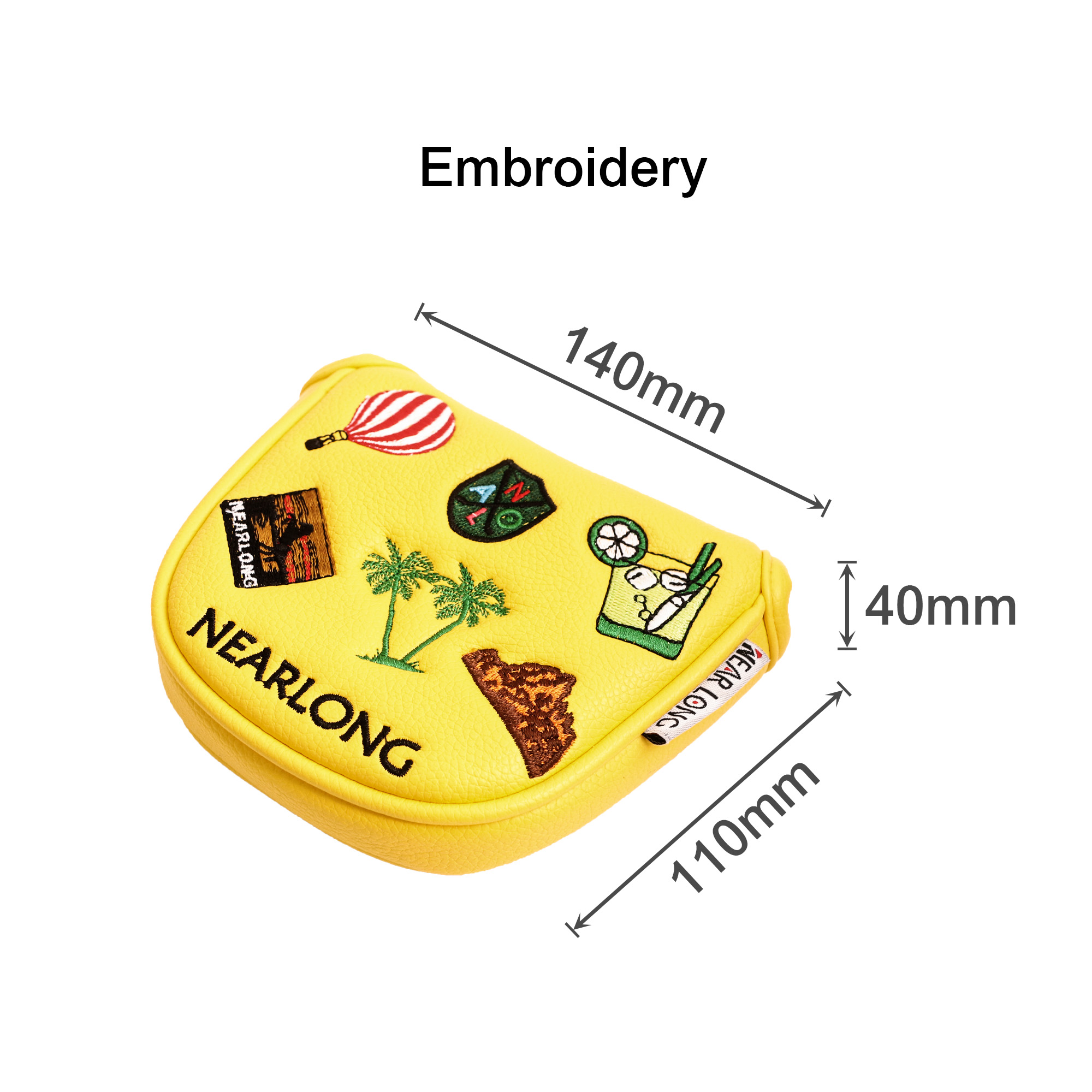 Custom Mallet Putter Cover - Image 3