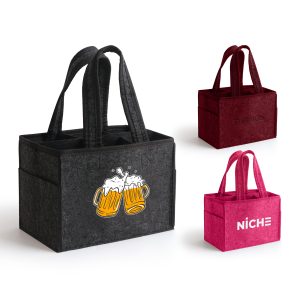 Felt Wine Tote Bag