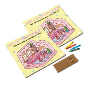14x14cm Custom Colouring Books