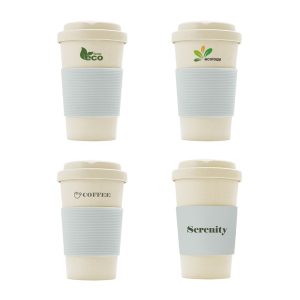 400ML BPA-free Eco Bamboo Fibre Coffee Cup