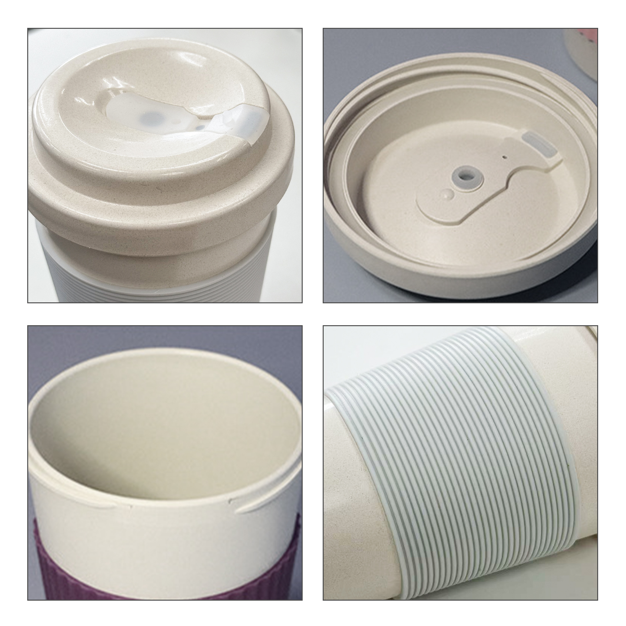 400ML BPA-free Eco Bamboo Fibre Coffee Cup - Image 5