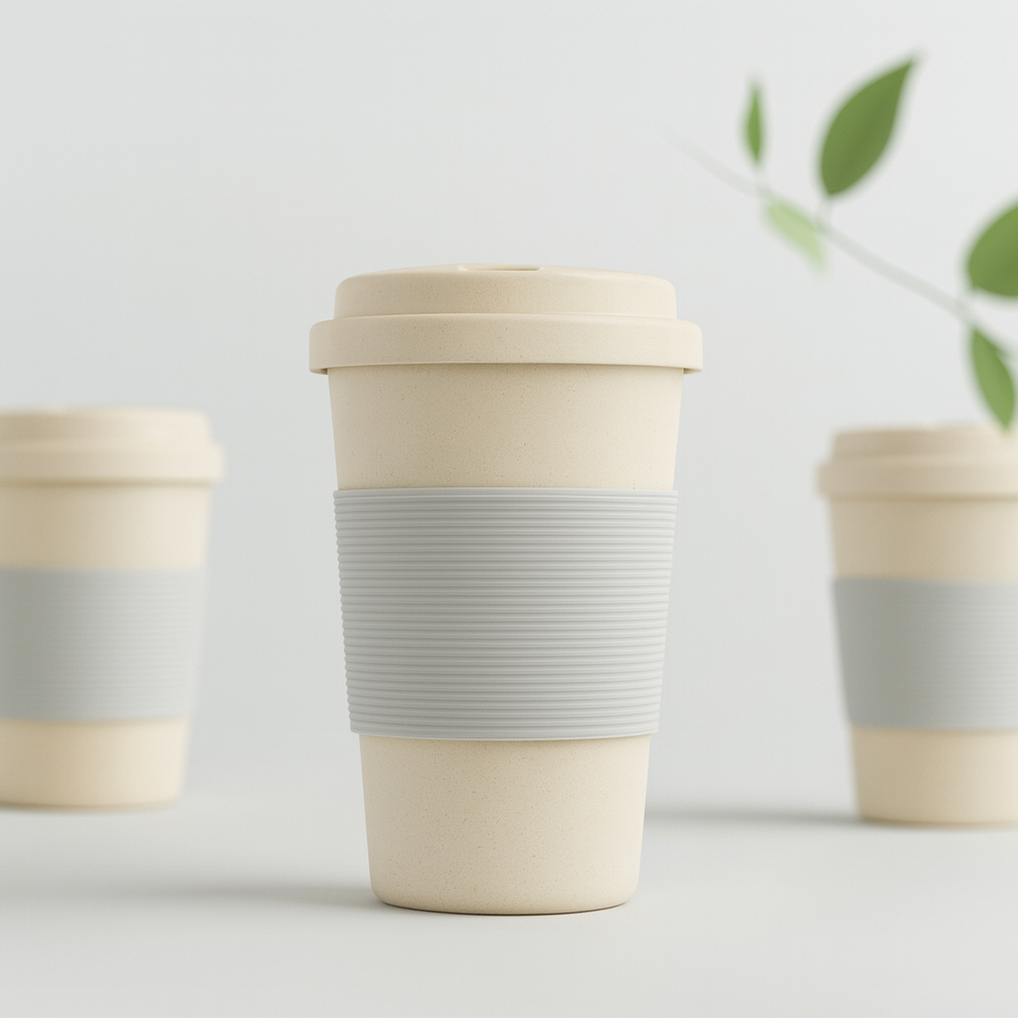 400ML BPA-free Eco Bamboo Fibre Coffee Cup - Image 8