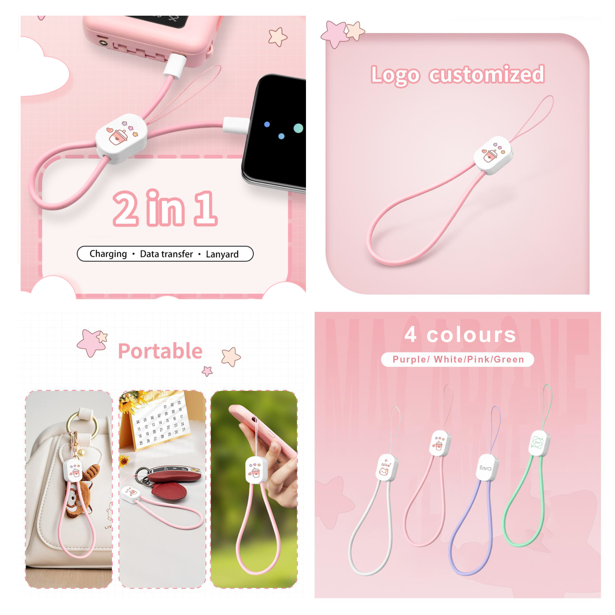 60W Macarons Charging Phone Strap - Image 10