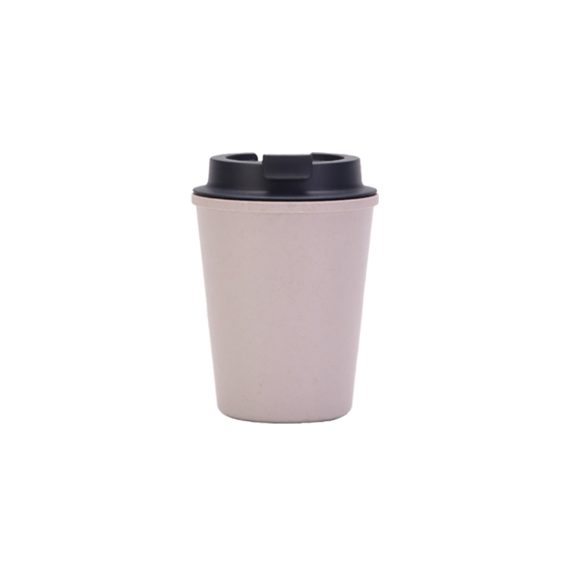 350ML Double Wall Wheat Straw Water Cup with Lid - Image 8