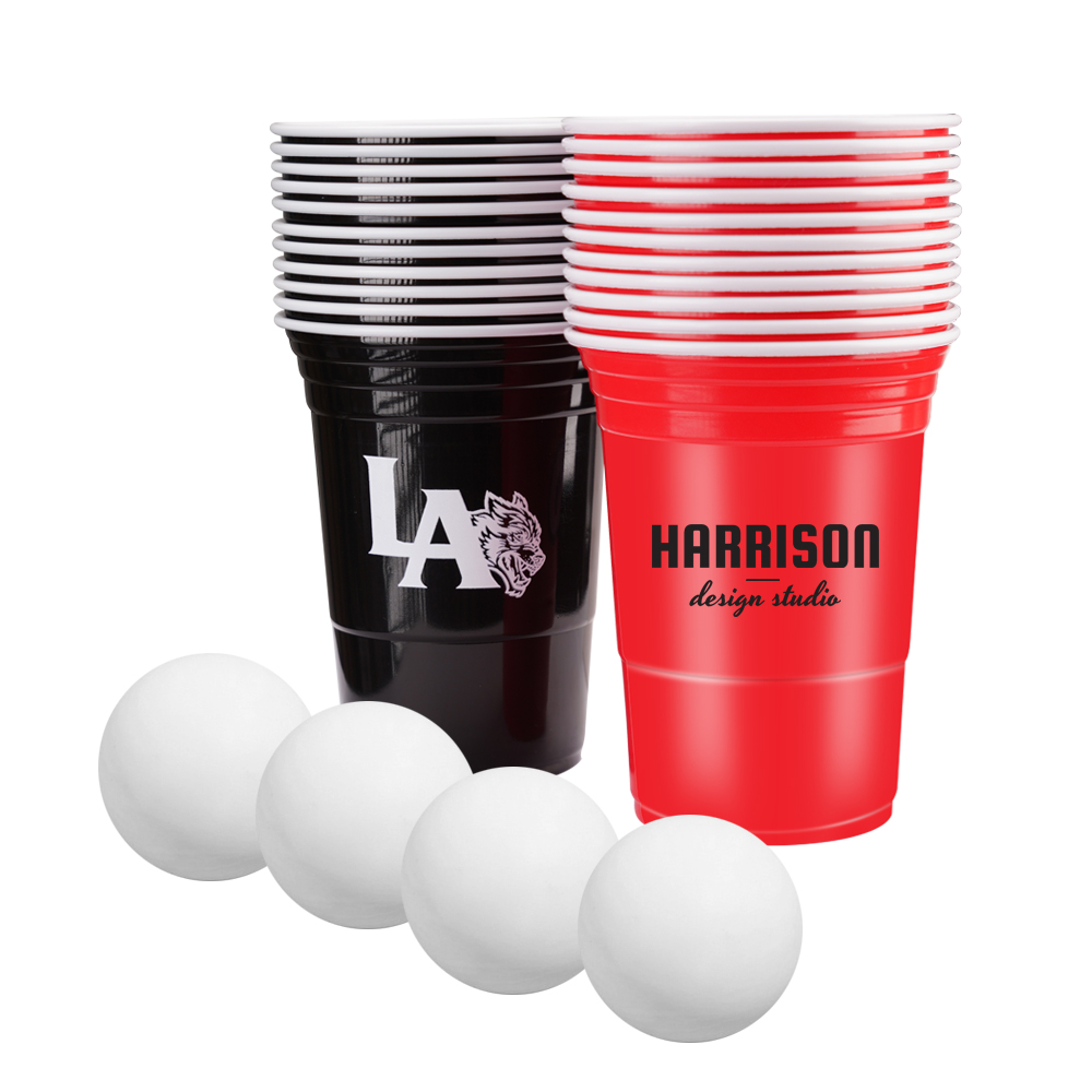 Beer Pong Party Cup Set