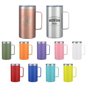 625ML Double Wall Stainless Steel Mug with Handle