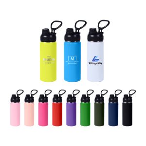 450ML Stainless Steel Double Wall Vacuum Drink Bottle with Carry Handle