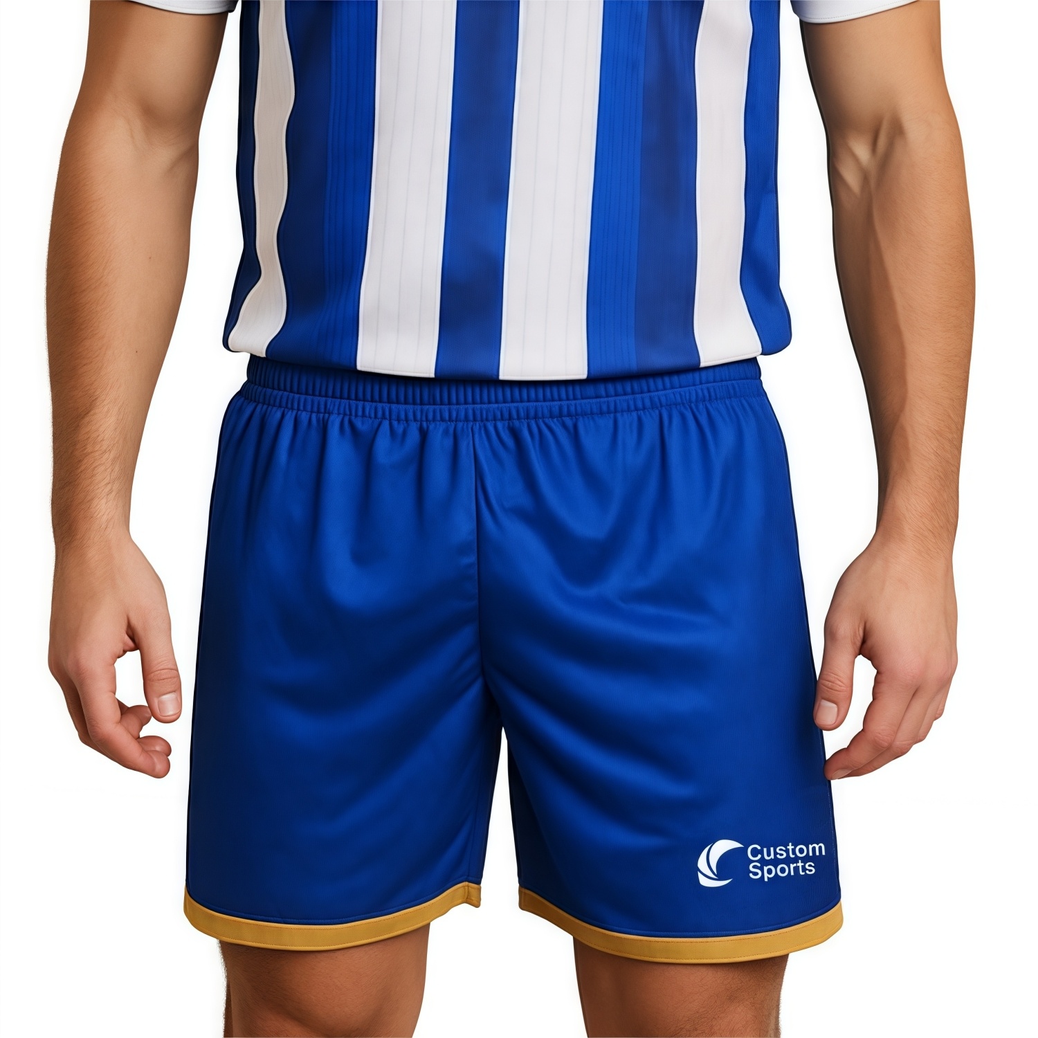 100% Polyester Sublimated Breathable Soccer Shorts