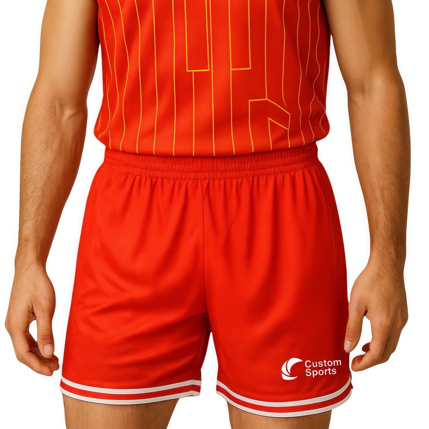 100% Polyester Sublimated Breathable Sport Shorts