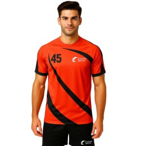 100% Polyester Micro Mesh Sublimated Crew Neck Raglan Sport Tee Shirt