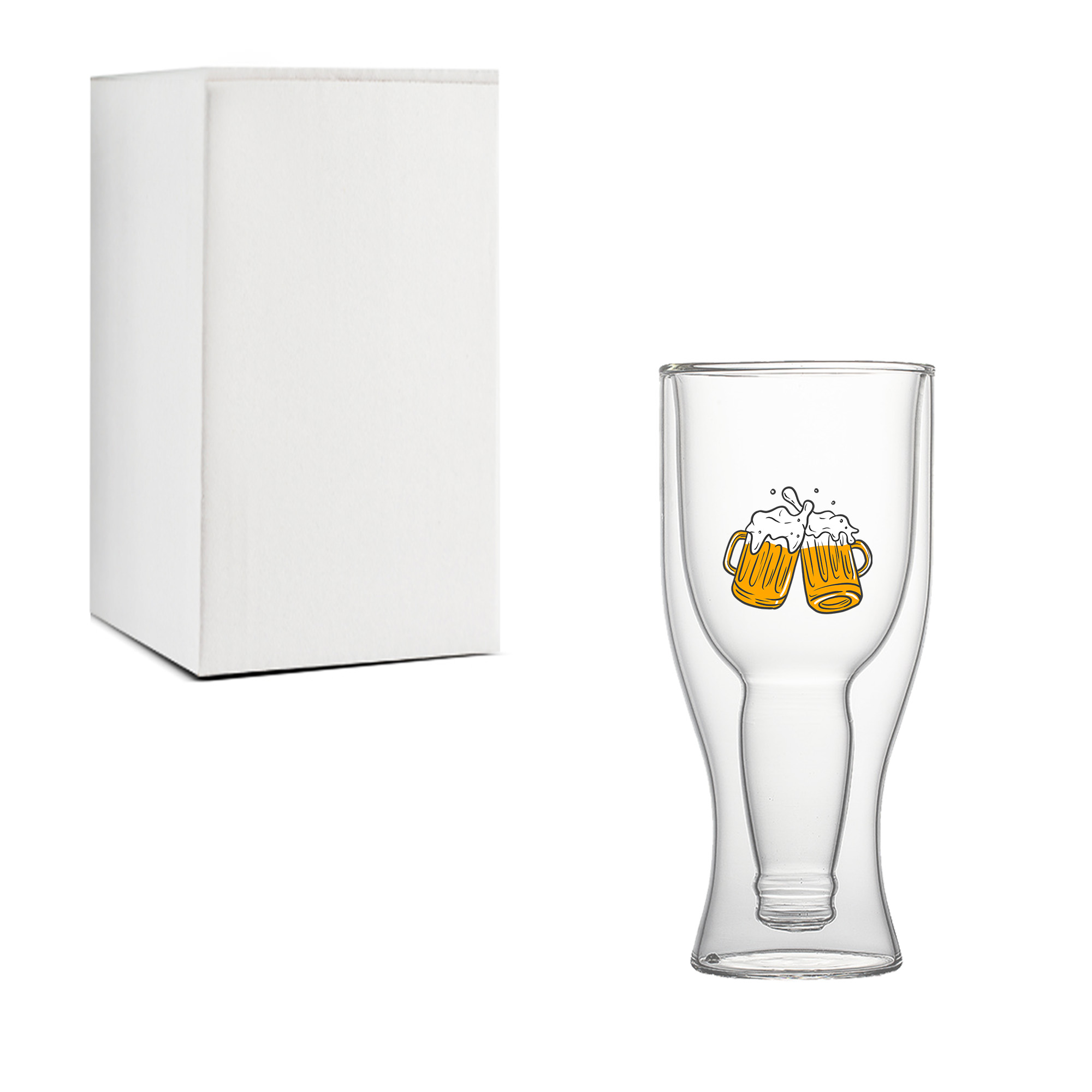 Beer Bottle Double Wall Glass - Image 5