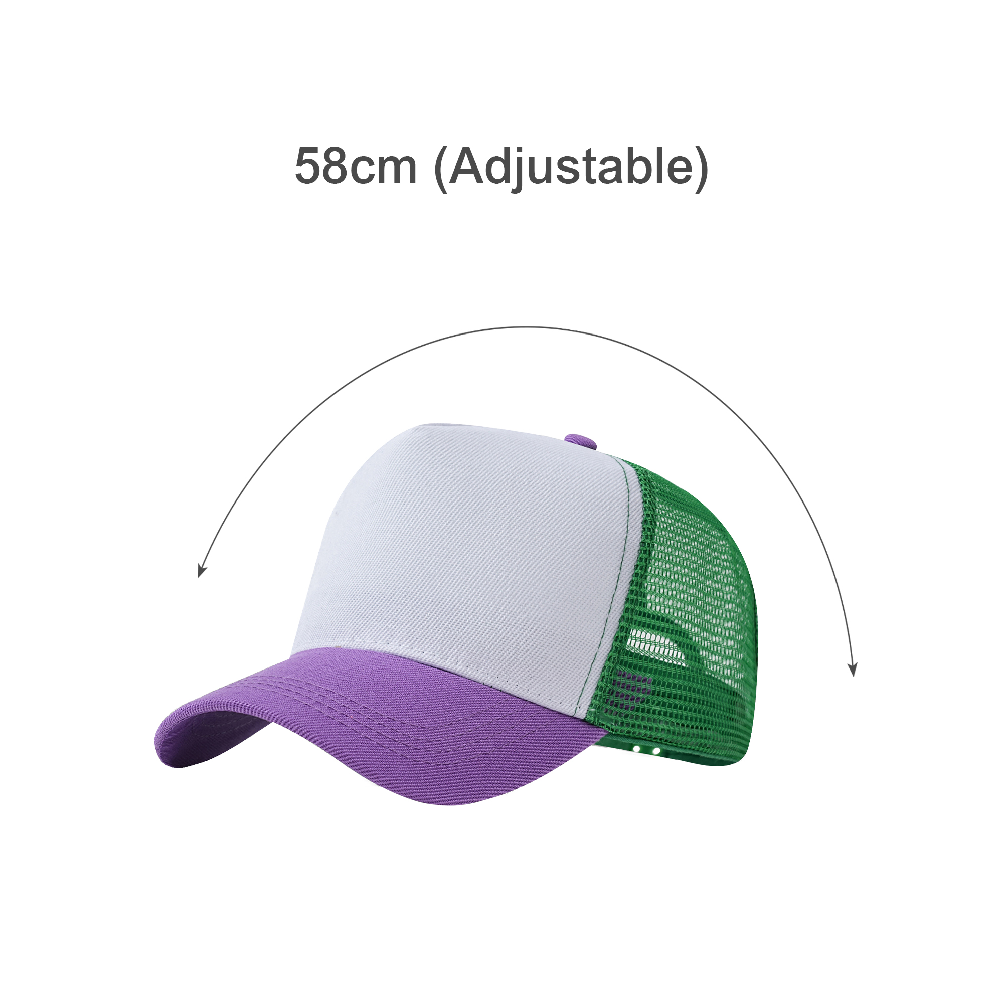 5 Panel Fashion Mesh Hat - Image 14