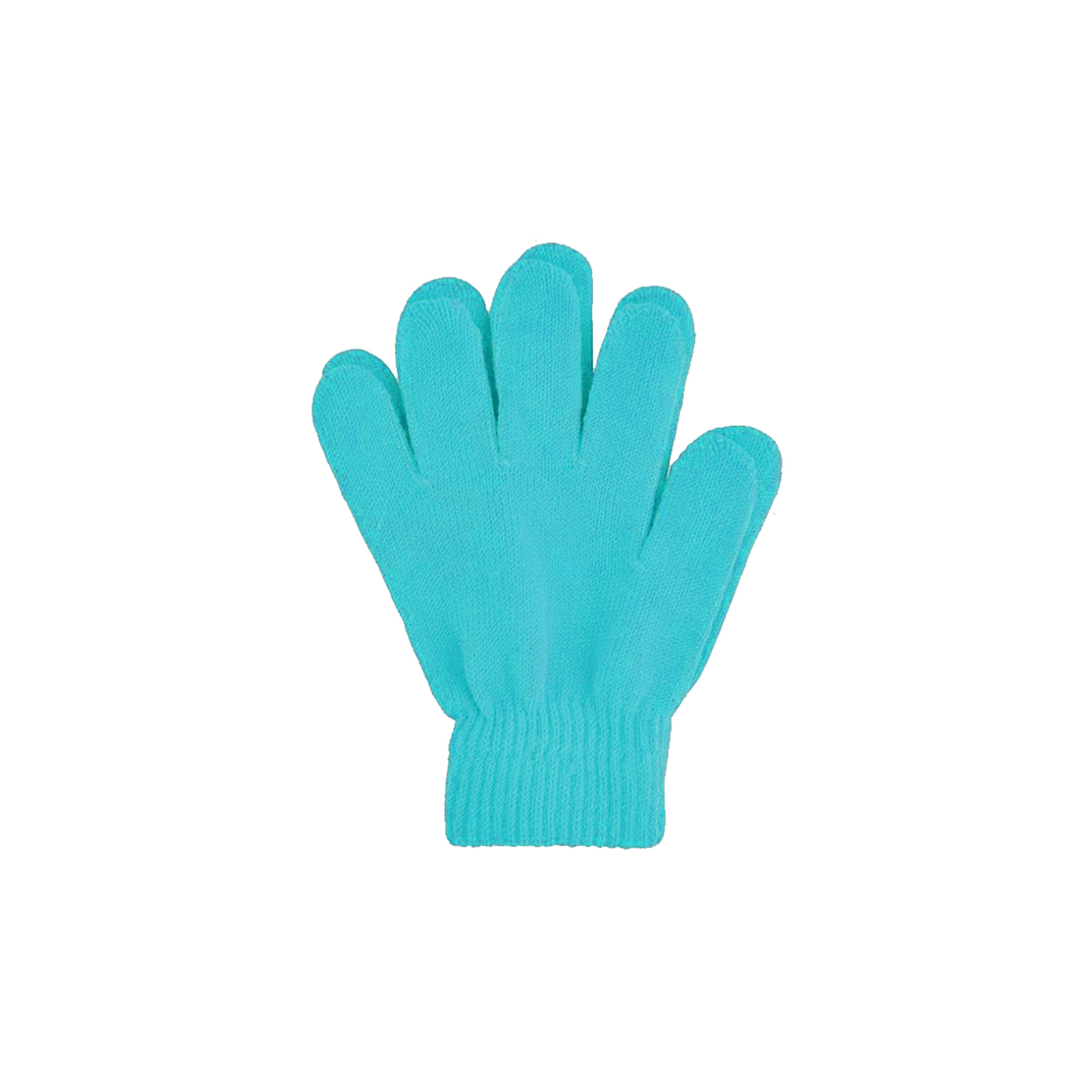 Kids Plain Knitted Gloves with Woven Label - Image 12