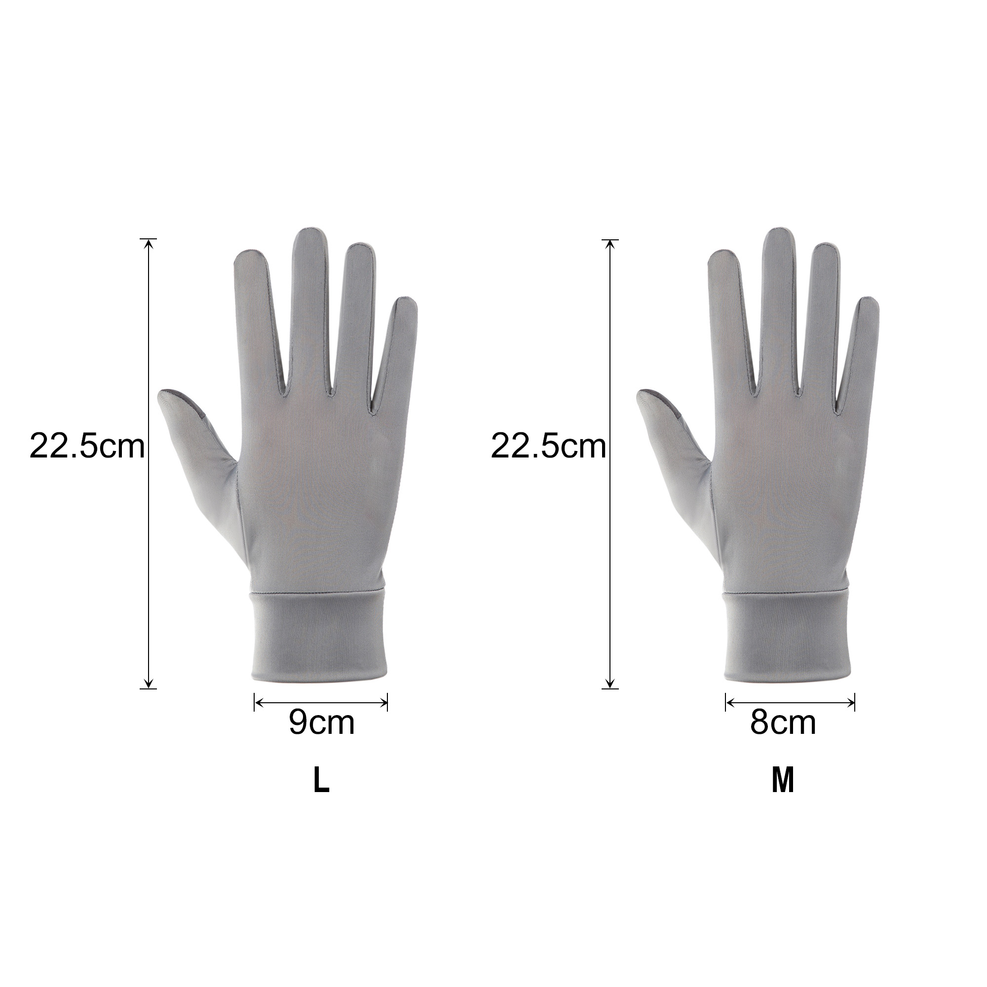 Sun Protective Touchscreen Full Finger Gloves - Image 5