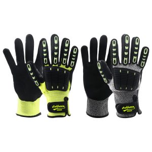 Heavy Duty Safety Work Gloves With Wrist Lock & Palm Guard