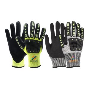 Heavy Duty Safety Work Gloves With Reinforced Thumb Web
