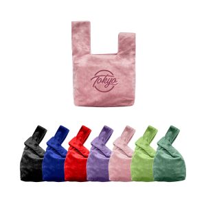 Velvet Knot Wrist Bag