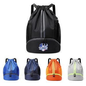 Wet And Dry Separation Drawstring Backpack