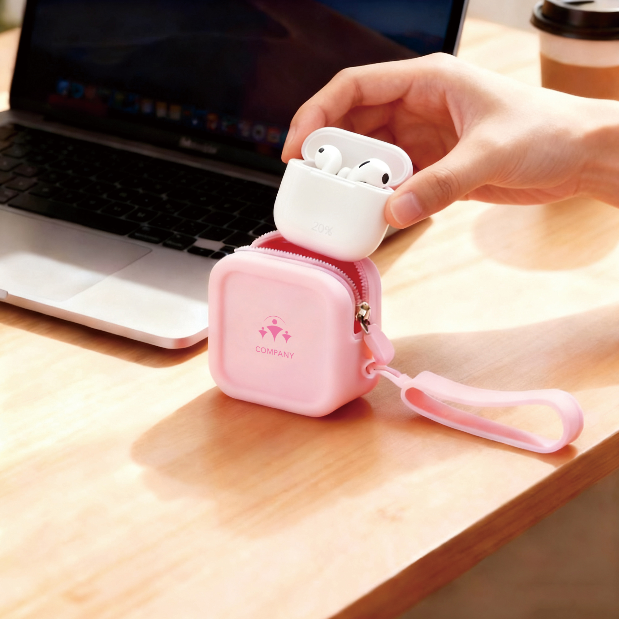 Square Silicone Coin Pouch - Image 9