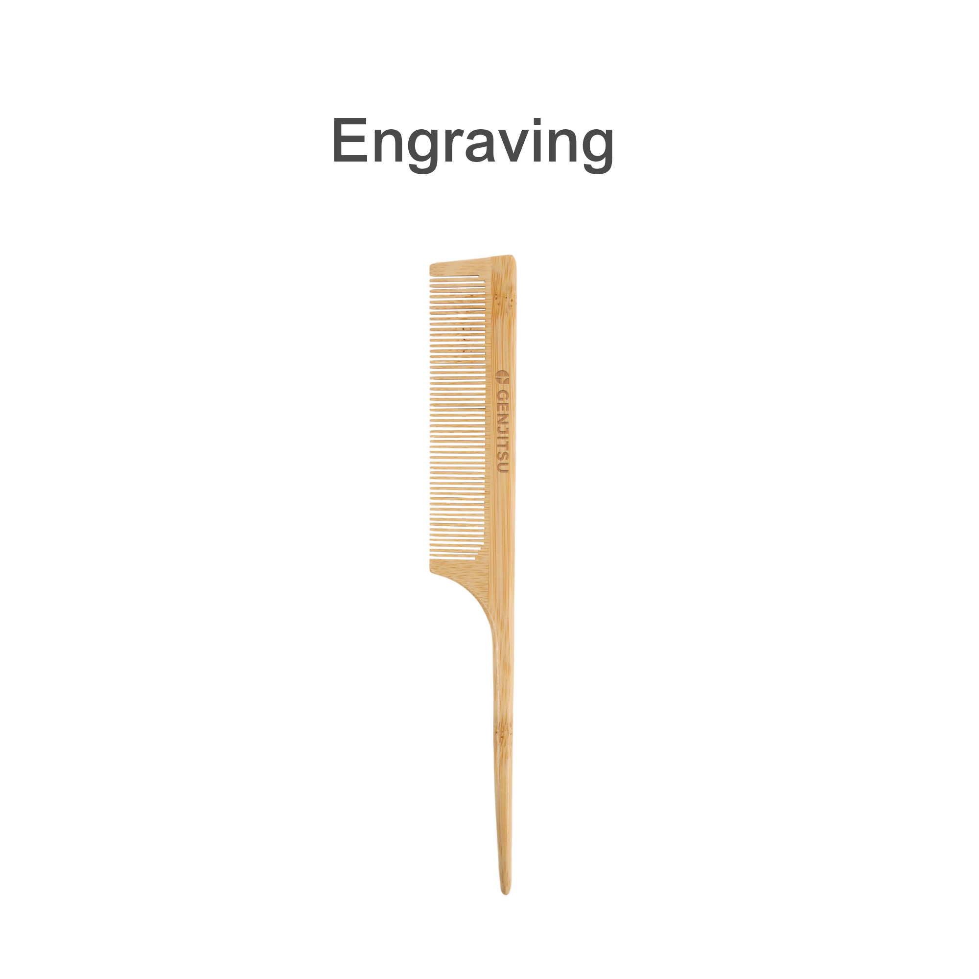 Bamboo Rat Tail Comb - Image 3