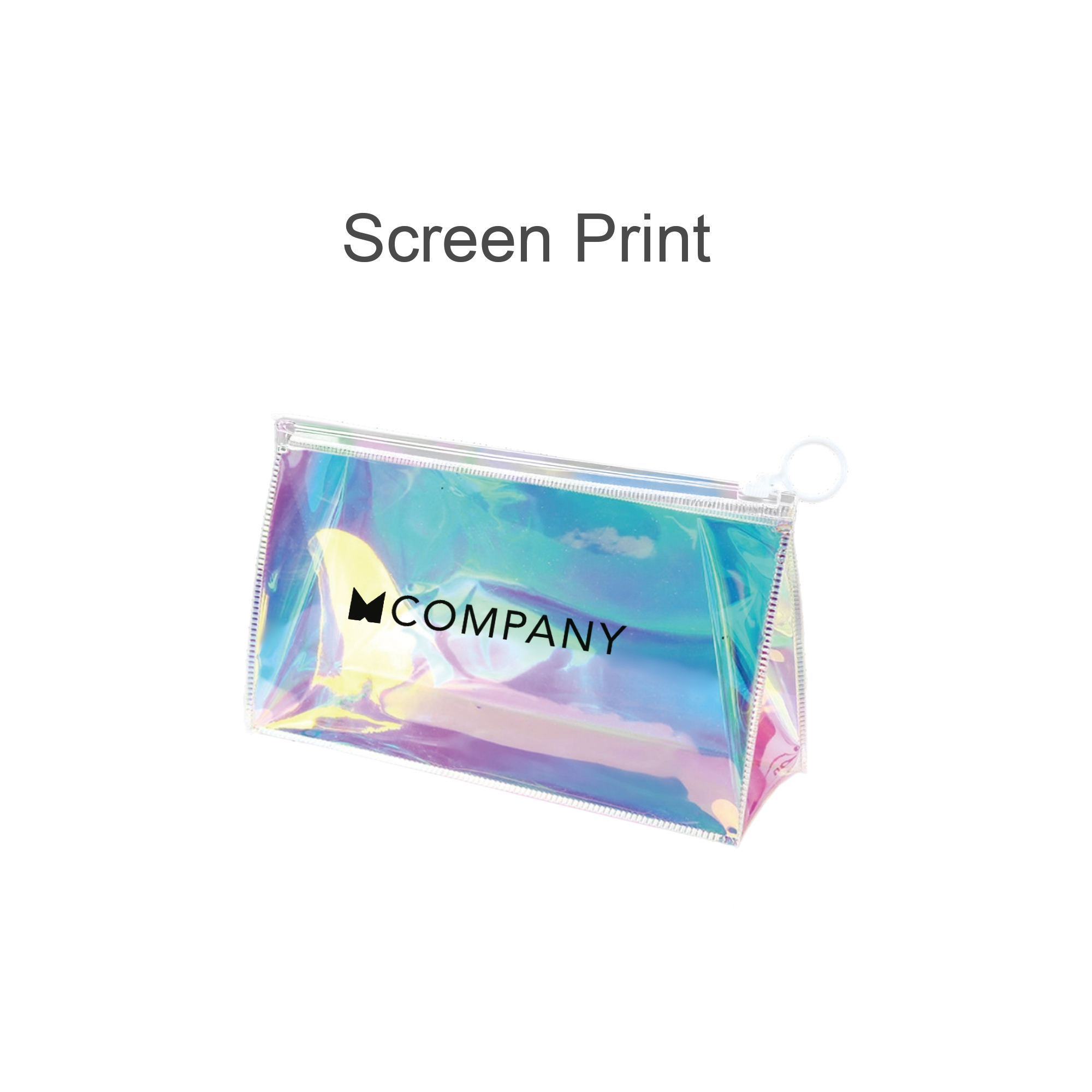 Custom Ziplock Holographic Cosmetic Bag - Image 6