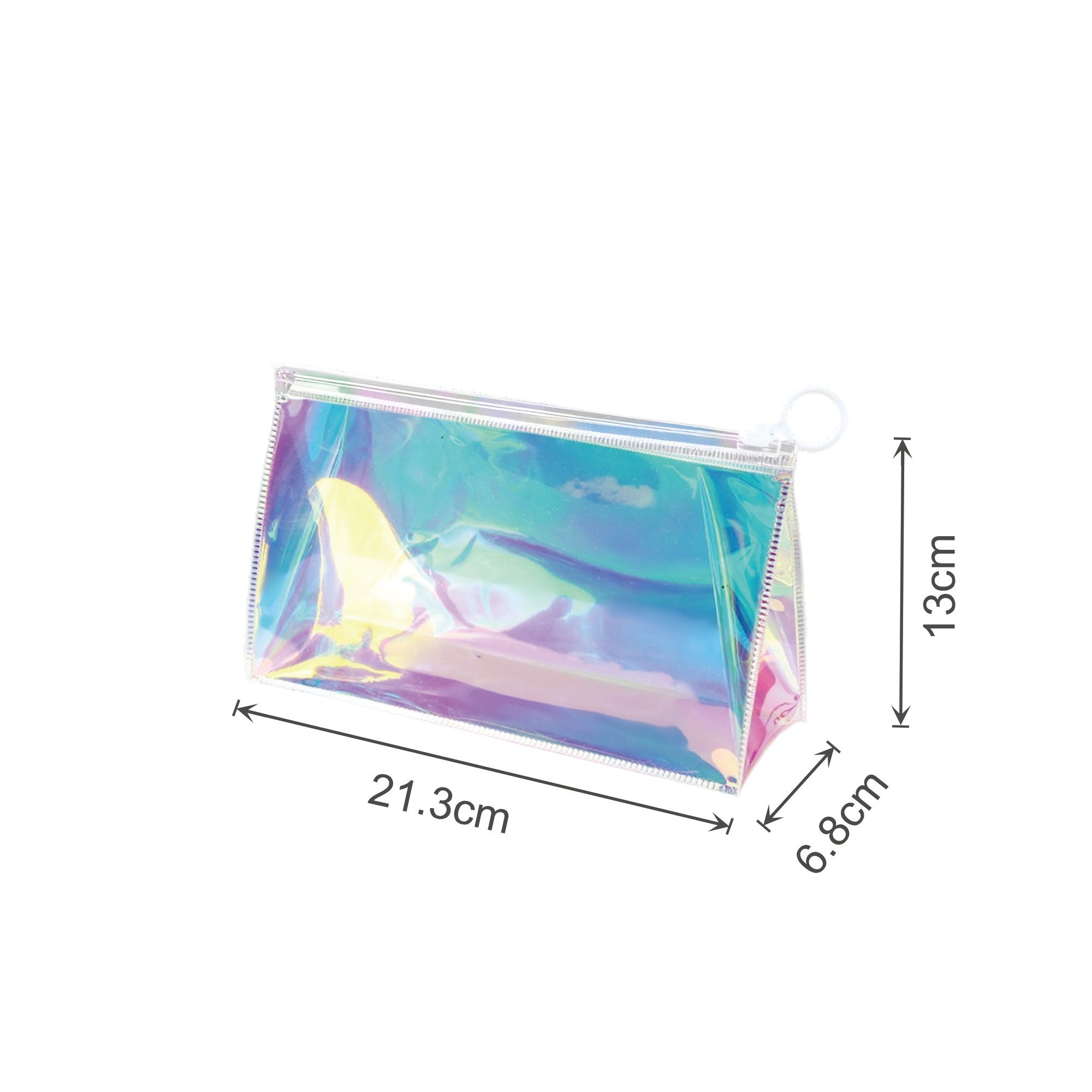 Custom Ziplock Holographic Cosmetic Bag - Image 5