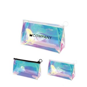 Custom Ziplock Holographic Cosmetic Bag