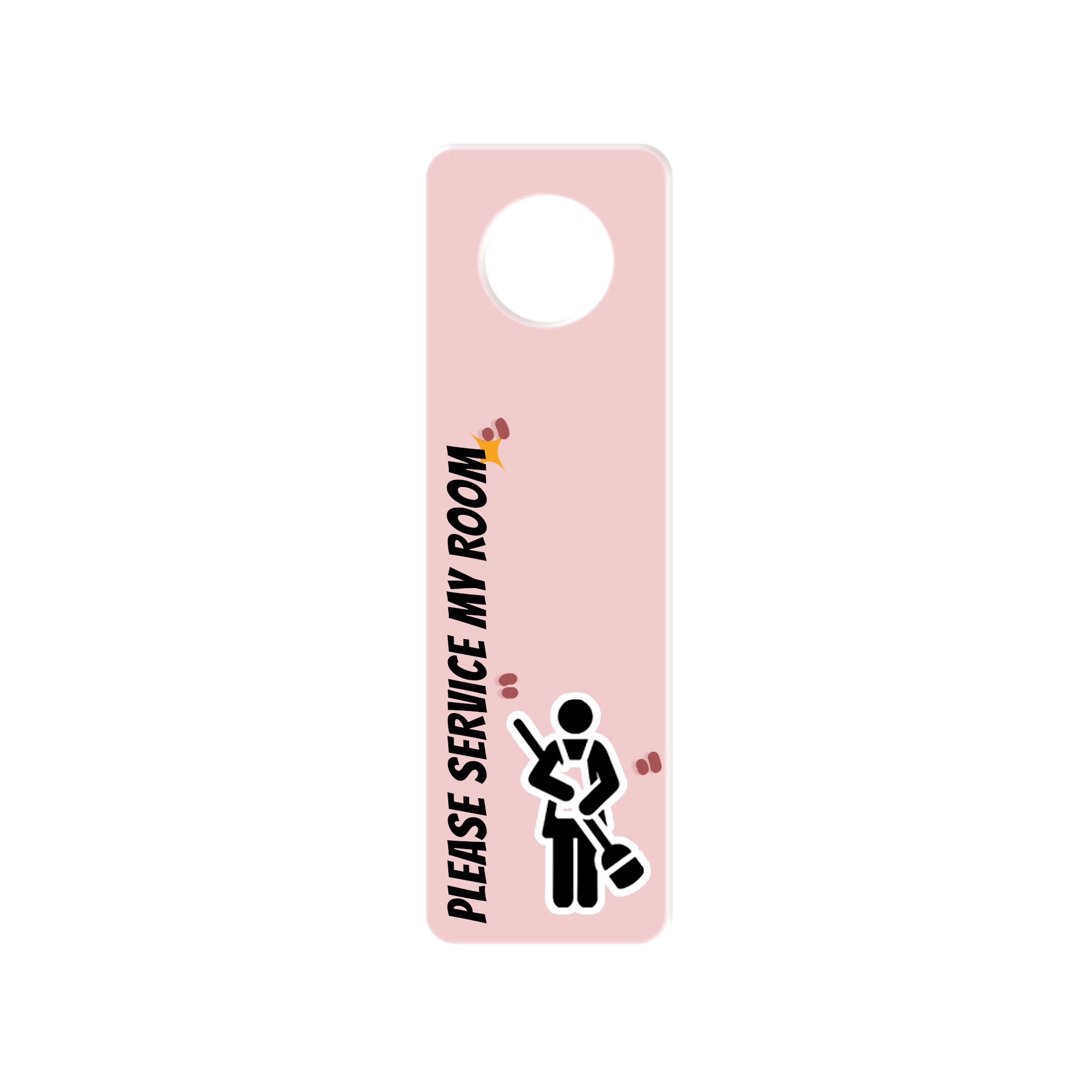 Custom Shape Acrylic Door Hanger - Image 3