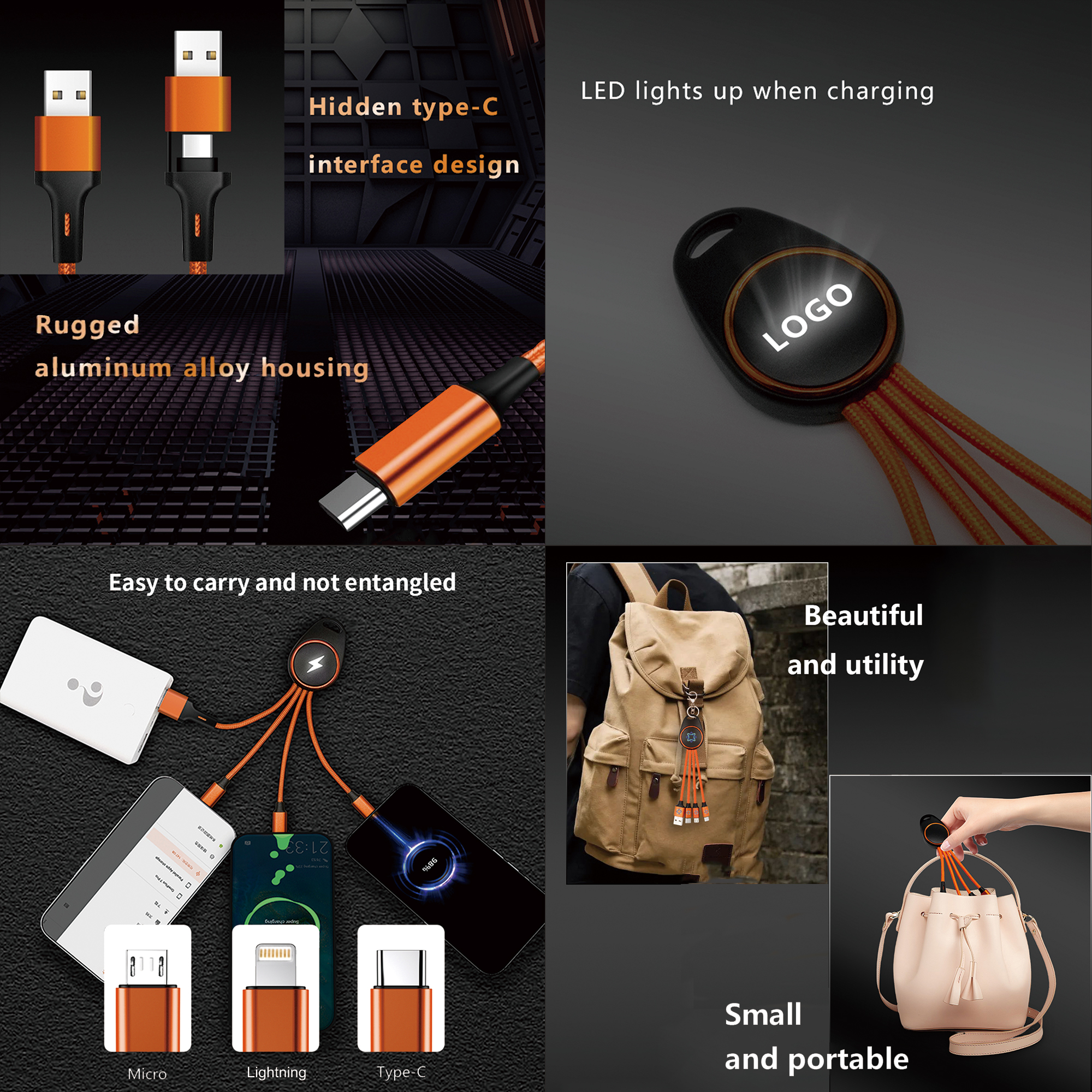 6-in-1 Light Up Charging Cable - Image 9