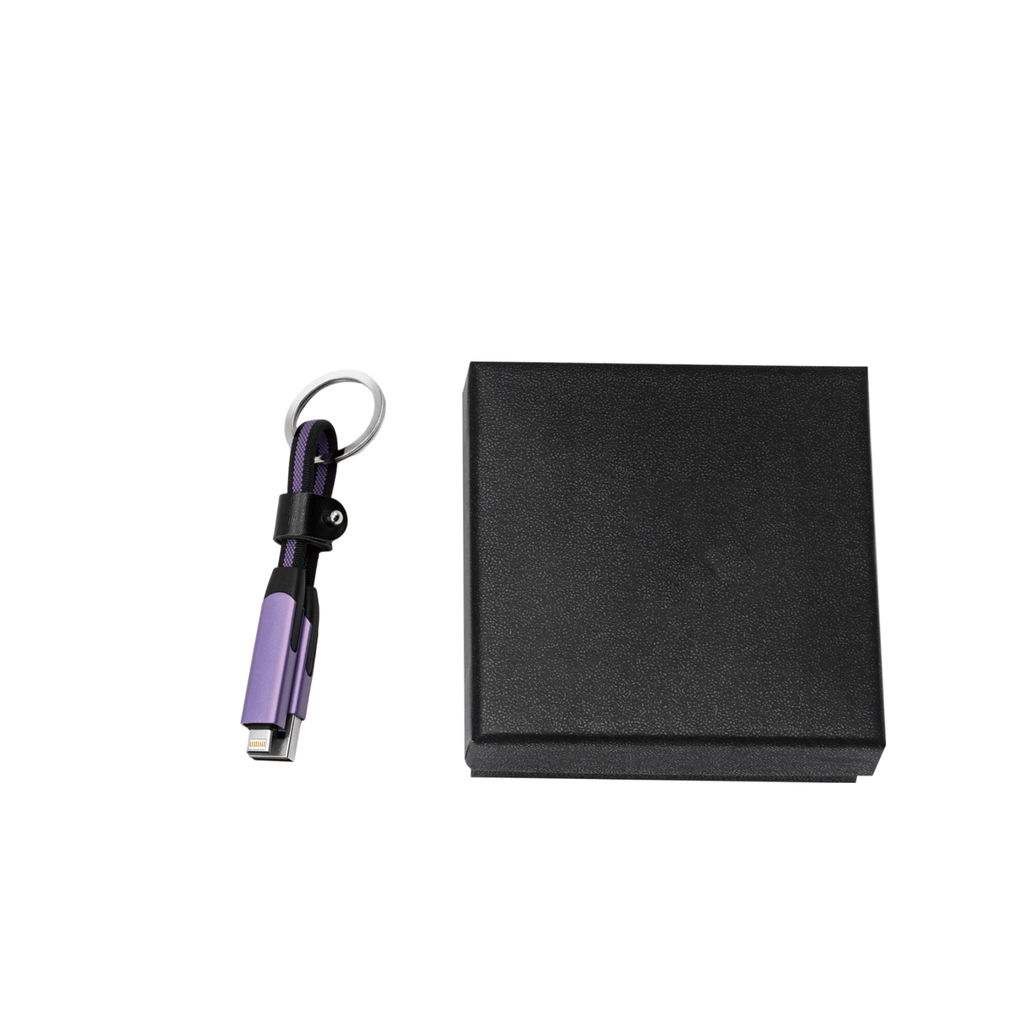 60W 6-in-1 Braided Charging Cable with Keyring - Image 15