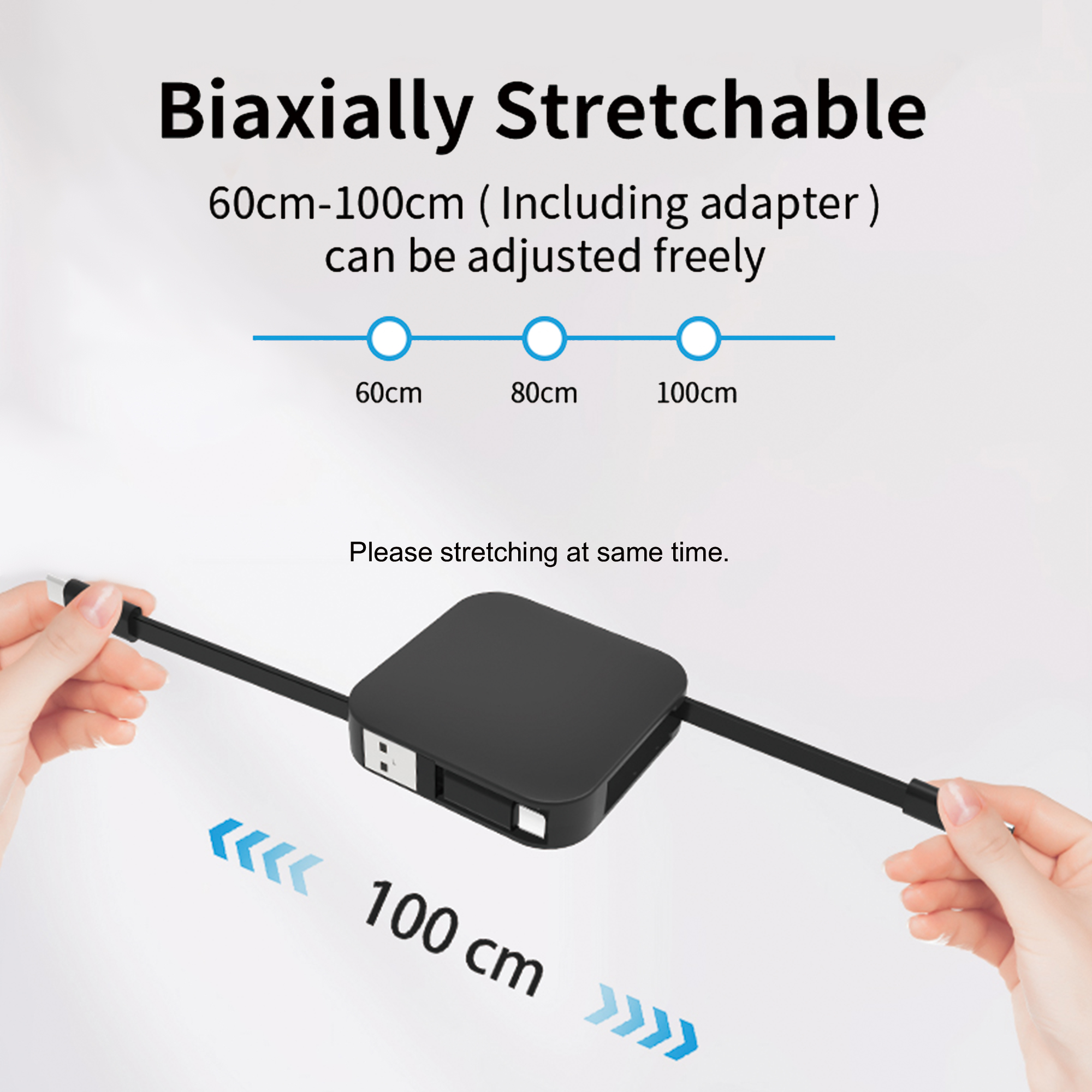 60W 4-in-1 Retractable Charging Cable with Phone Stand - Image 7