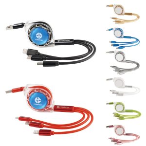 3-in-1 Retractable Charging Cable